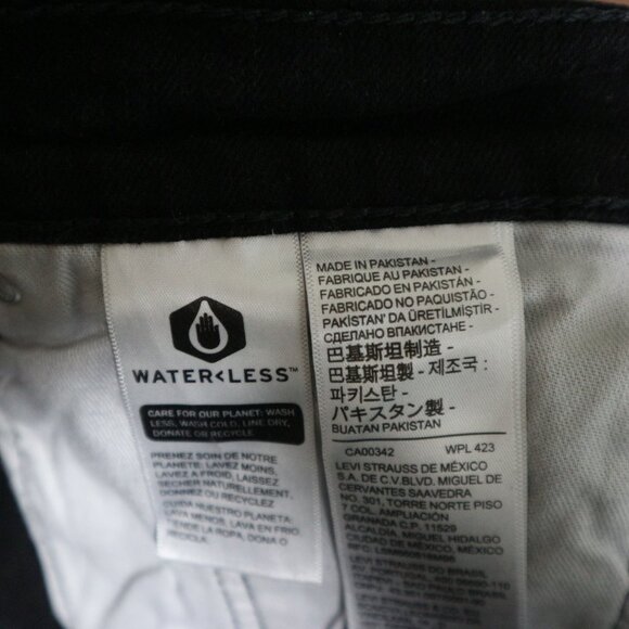 Levi's 511 Black Denim Modern Slim Jeans 32x32 - Picture 7 of 7